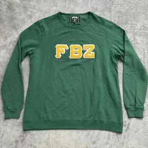 Flatbush Zombie Sweatshirt Mens Size XXL Green Collegiate Crewneck Pullover FBZ